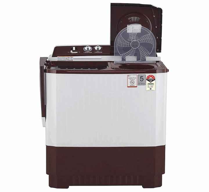 LG 10 kg Semi Automatic Top Load Maroon White  (P1050SRAZ)